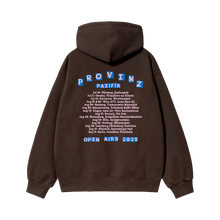 Lade das Bild in den Galerie-Viewer, PROVINZ PAZIFIK-OPENAIRS Hoodie braun
